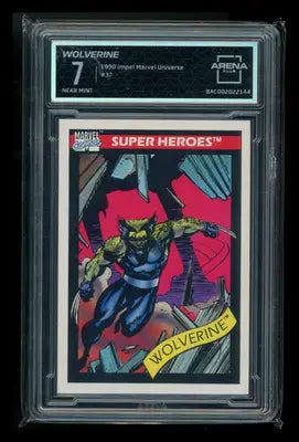 1990 Impel Marvel Universe Wolverine #37 Arena Club 7 - Marvel Card Single