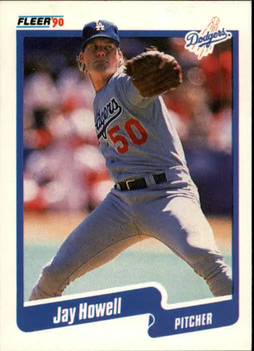 1990 Jay Howell Fleer Baseball Card #400 - Baseball Card Single