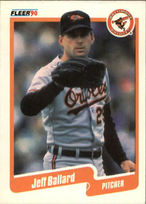 1990 Jeff Ballard Fleer Baseball Card #173 - Baseball Card Single