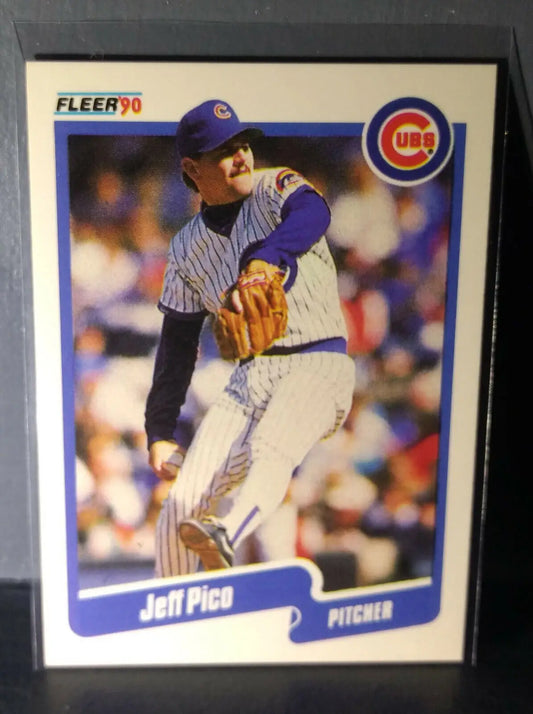 1990 Jeff Pico Fleer Baseball Card #39 - Baseball Card Single