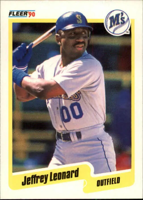1990 Jeffrey Leonard Fleer Baseball Card #519 - Baseball Card Single