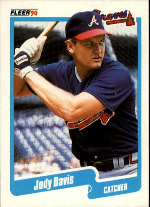 1990 Jody Davis Fleer Baseball Card #579 - Baseball Card Single