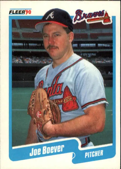 1990 Joe Boever Fleer Baseball Card #577 - Baseball Card Single