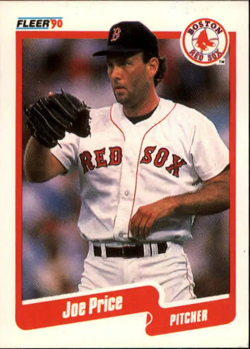 1990 Joe Price Fleer Baseball Card #282 - Baseball Card Single