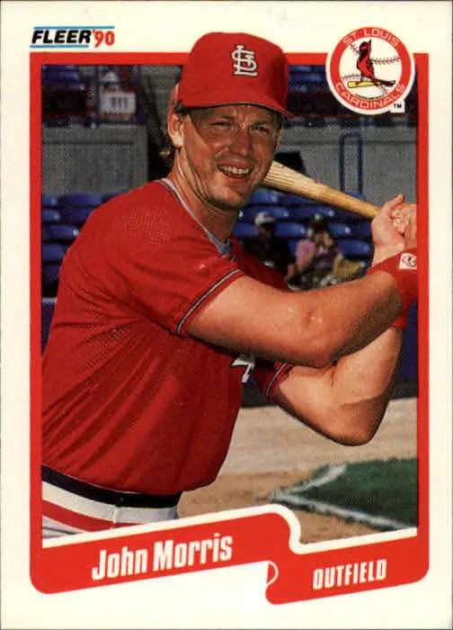 1990 John Morris Fleer Baseball Card #254 - Baseball Card Single