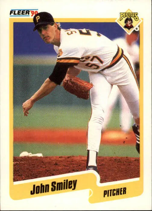 1990 John Smiley Fleer Baseball Card #480 - Baseball Card Single