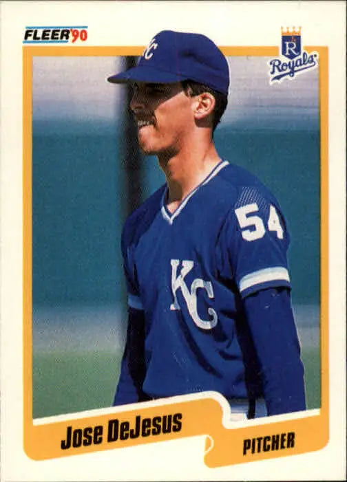 1990 Jose DeJesus Fleer Baseball Card #104 - Baseball Card Single