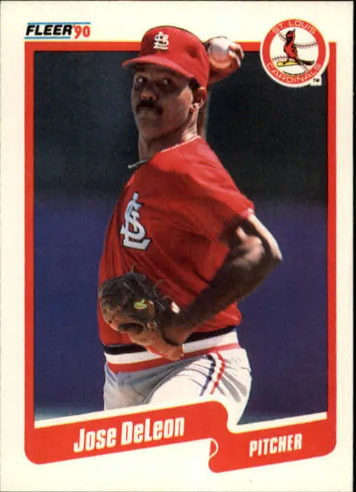 1990 Jose DeLeon Fleer Baseball Card #248 - Baseball Card Single
