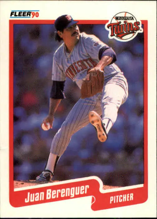 1990 Juan Berenguer Fleer Baseball Card #369 - Baseball Card Single