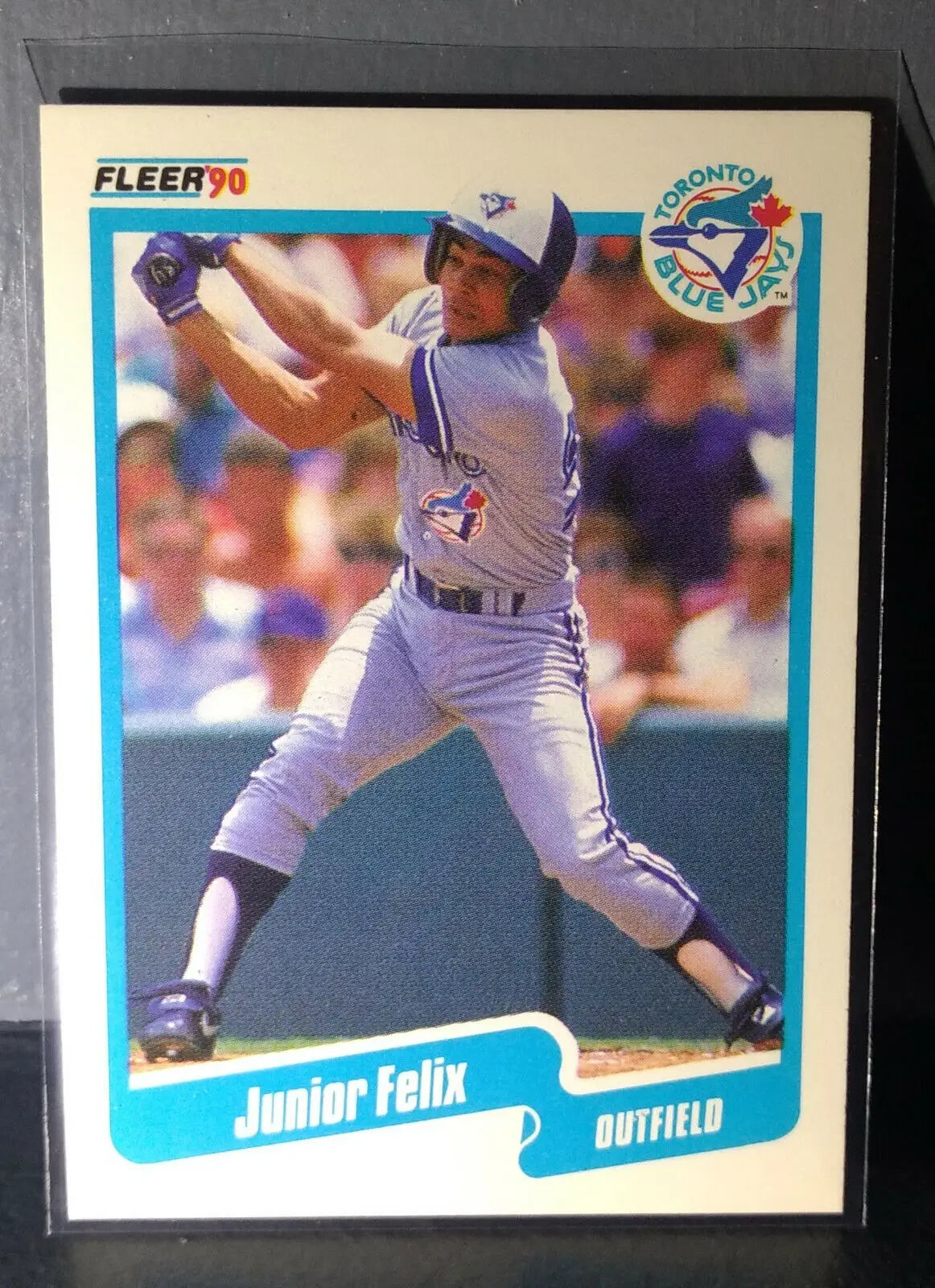 1990 Junior Felix Fleer Baseball Card #79 - Baseball Card Single