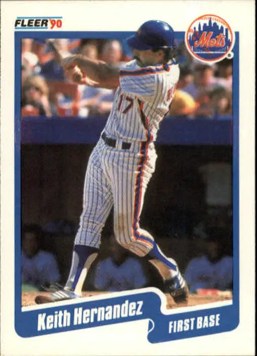 1990 Keith Hernandez Fleer Baseball Card #205 - Baseball Card Single