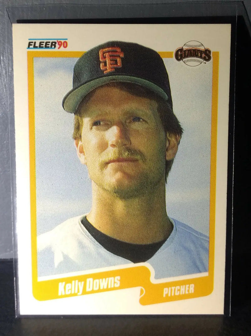 1990 Kelly Downs Fleer Baseball Card #55 - Baseball Card Single