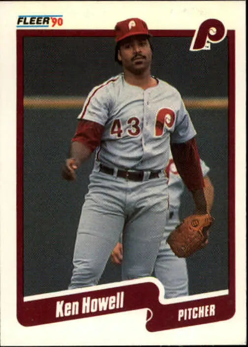 1990 Ken Howell Fleer Baseball Card #561 - Baseball Card Single