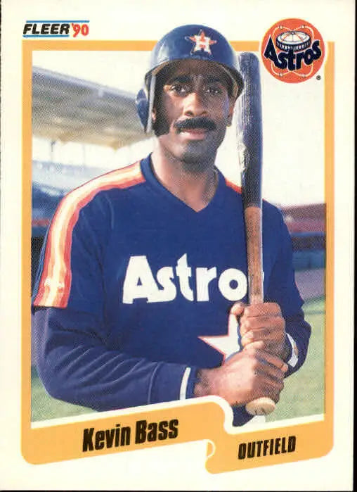 1990 Kevin Bass Fleer Baseball Card #223 - Baseball Card Single