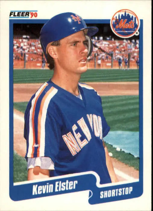 1990 Kevin Elster Fleer Baseball Card #202