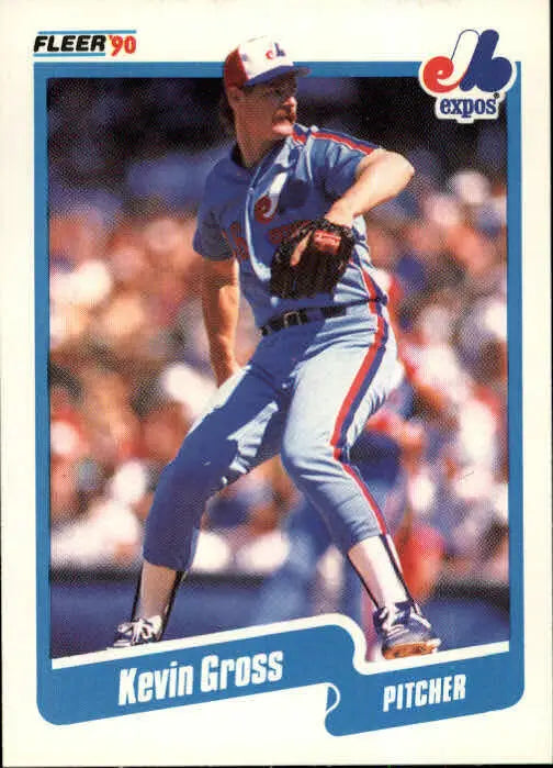 1990 Kevin Gross Fleer Baseball Card #348 - Baseball Card Single