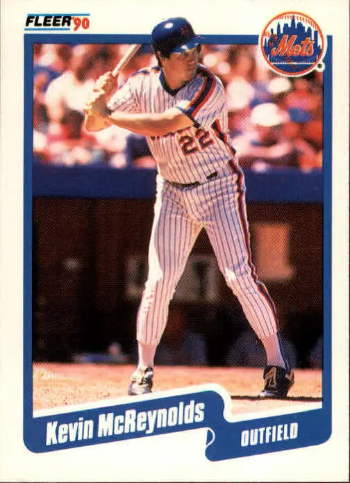 1990 Kevin McReynolds Fleer Baseball Card #211 - Baseball Card Single