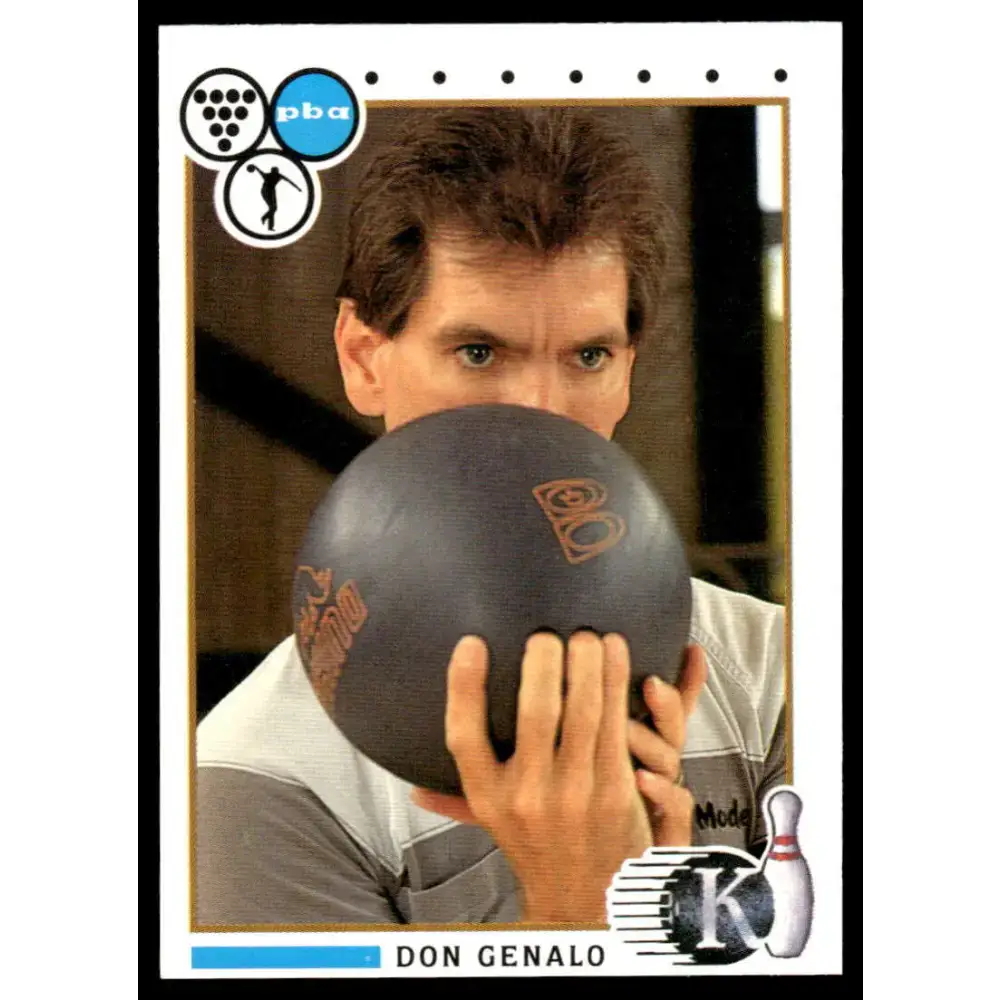 1990 Kingpins #10 Don Genalo NM-MT PBA Bowling Card - Bowling Card Single