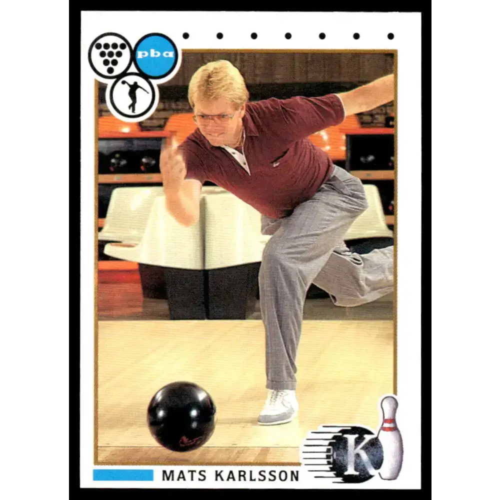 1990 Kingpins #11 Mats Karlsson NM-MT PBA Bowling Card - Other