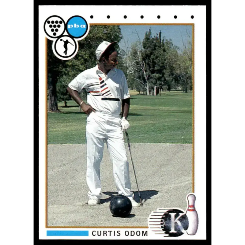 1990 Kingpins #14 Curtis Odom NM-MT PBA Bowling Card - Other