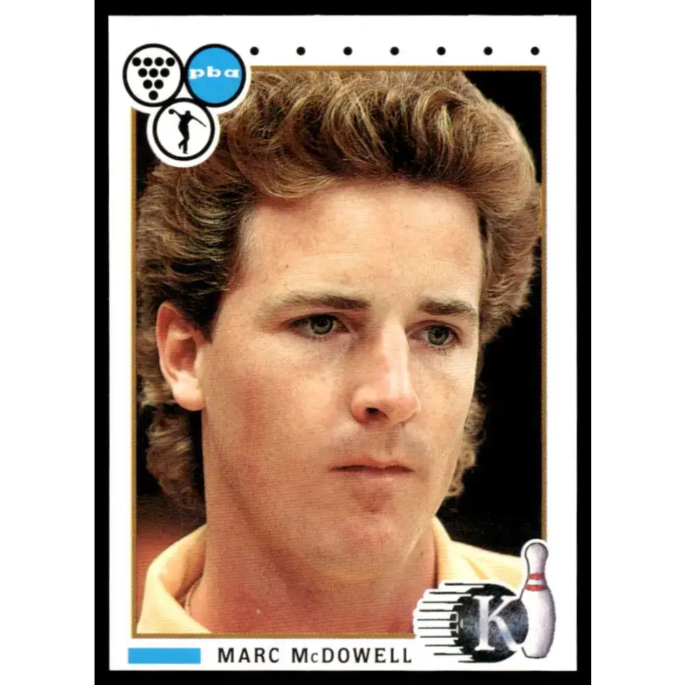 1990 Kingpins #16 Marc McDowell NM-MT PBA Bowling Card - Other