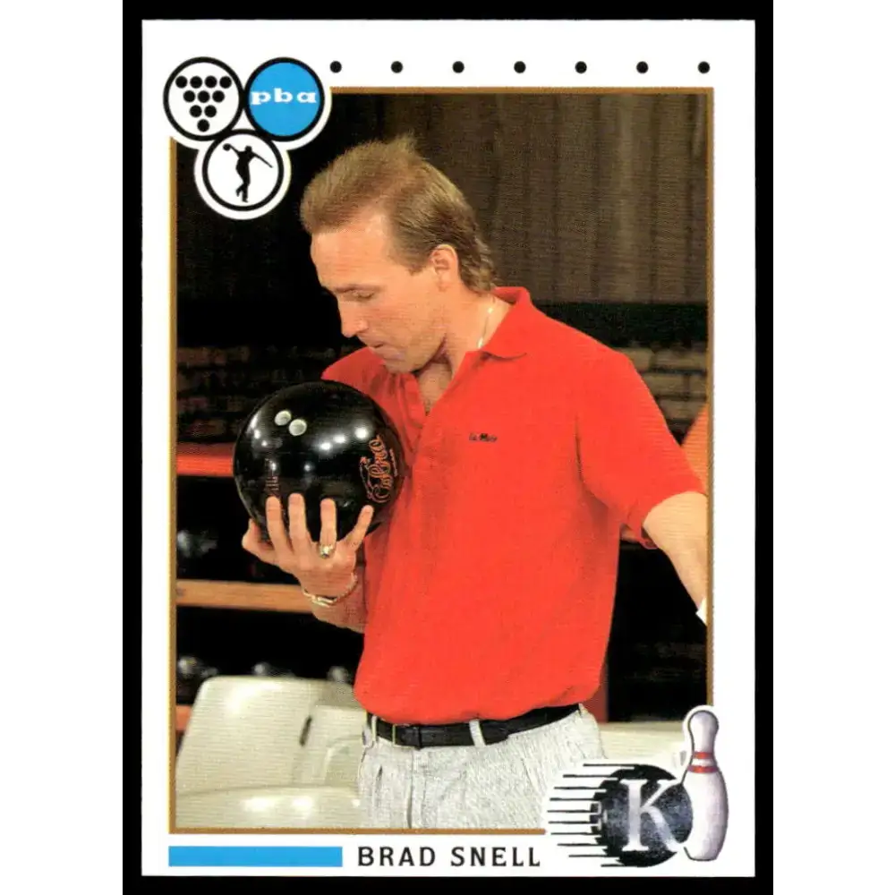 1990 Kingpins #19 Brad Snell NM-MT PBA Bowling Card - Other