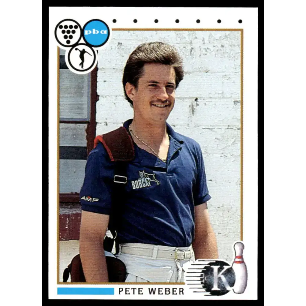 1990 Kingpins #23 Pete Weber NM-MT PBA Bowling Card - Other