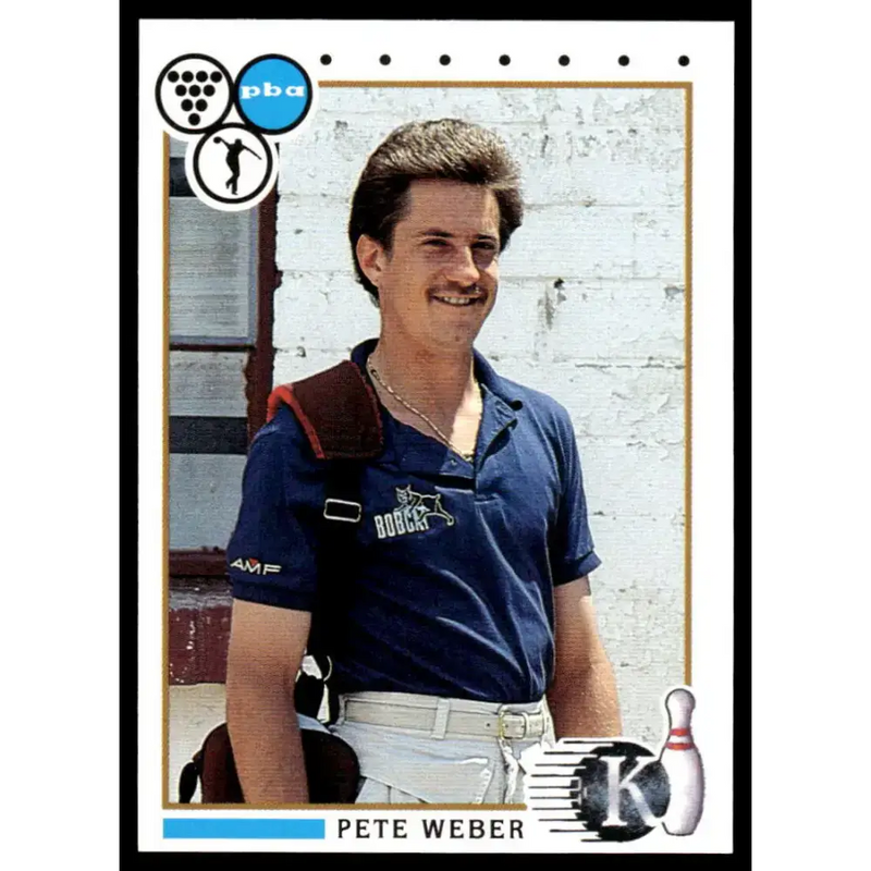 1990 Kingpins #23 Pete Weber NM-MT PBA Bowling Card - Other