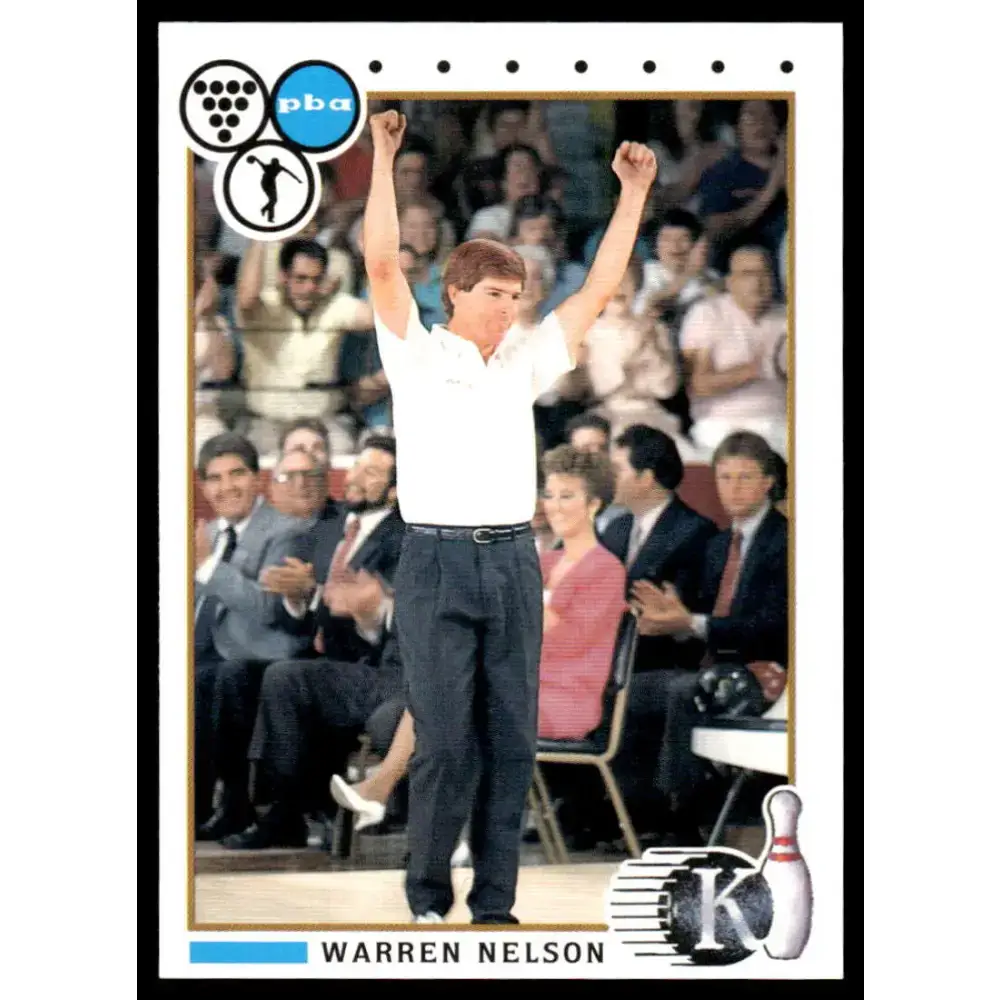 1990 Kingpins #24 Warren Nelson NM-MT PBA Bowling Card - Other