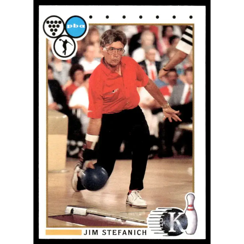 1990 Kingpins #31 Jim Stefanich NM-MT PBA Bowling Card - Other
