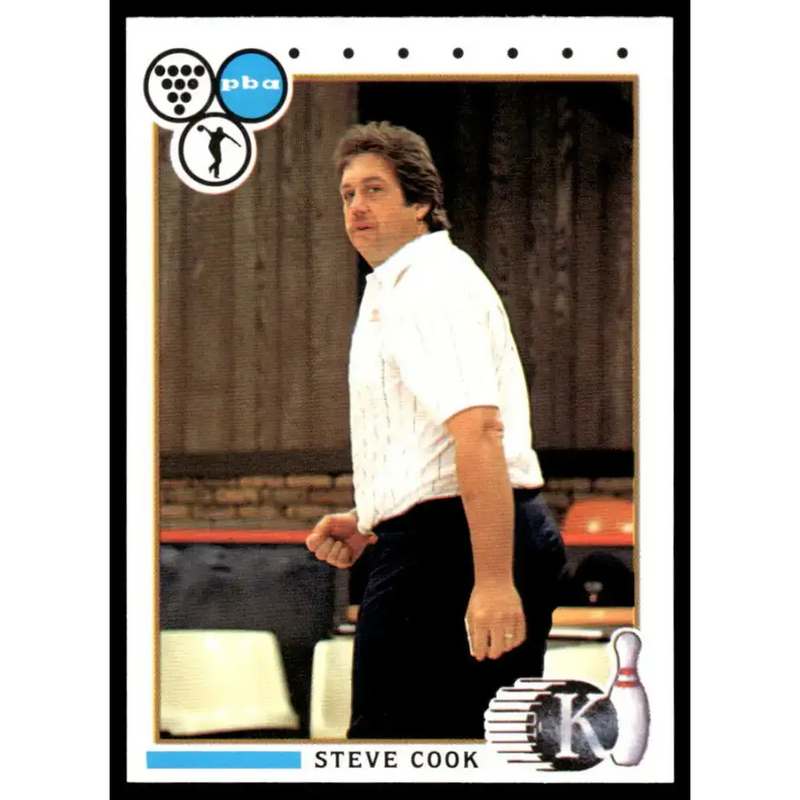 1990 Kingpins #36 Steve Cook NM-MT PBA Bowling Card - Other