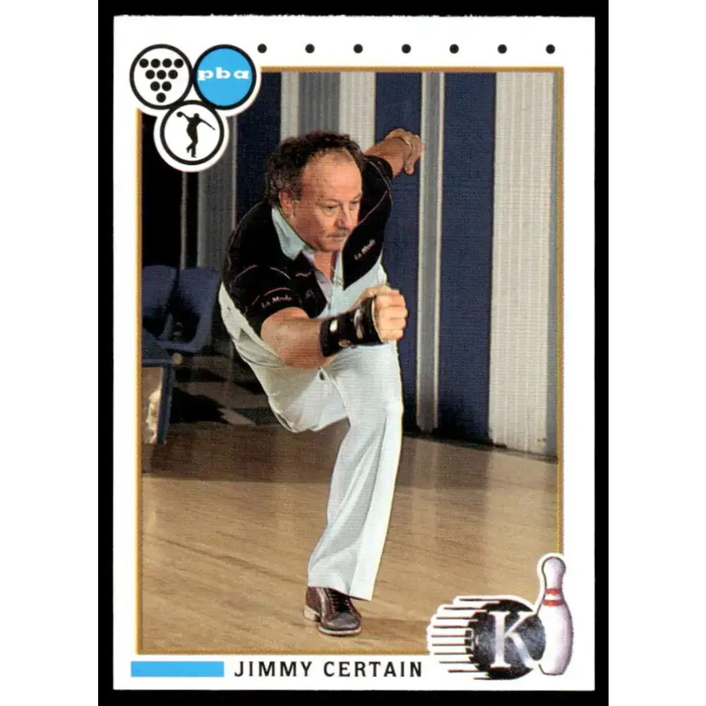 1990 Kingpins #37 Jimmy Certain NM-MT PBA Bowling Card - Other