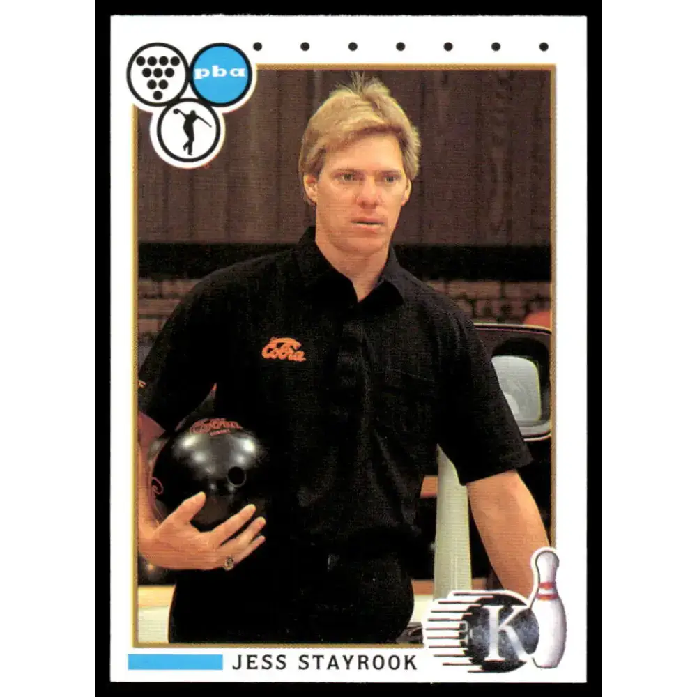 1990 Kingpins #38 Jess Stayrook NM-MT PBA Bowling Card - Bowling Card Single