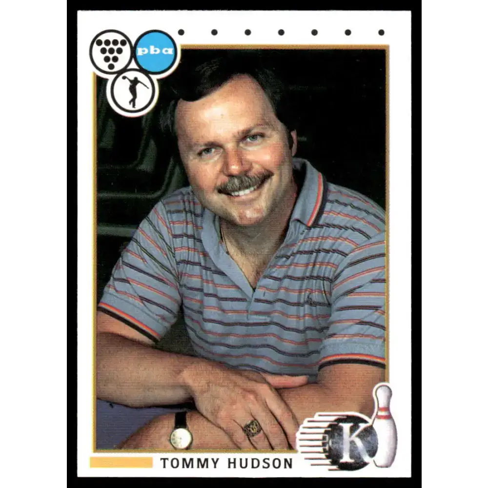 1990 Kingpins #39 Tommy Hudson NM-MT PBA Bowling Card - Other