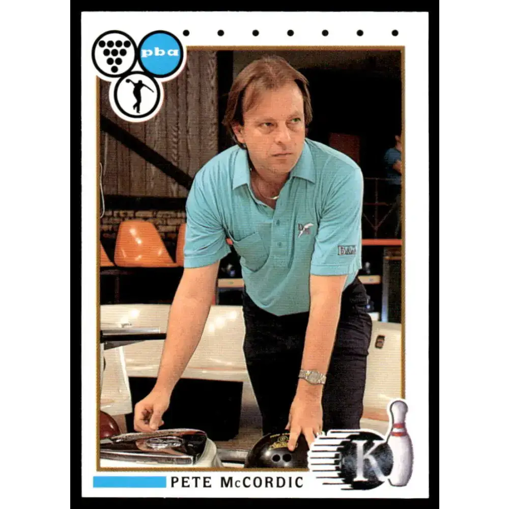 1990 Kingpins #43 Pete McCordic NM-MT PBA Bowling Card - Other