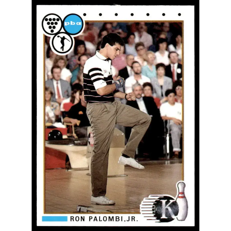 1990 Kingpins #44 Ron Palombi Jr. NM-MT PBA Bowling Card - Bowling Card Single