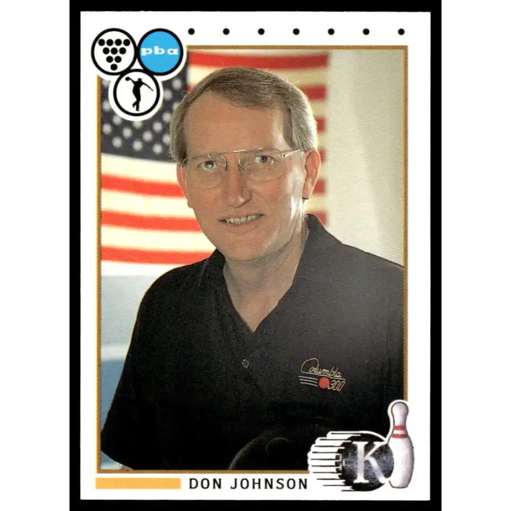 1990 Kingpins #46 Don Johnson NM-MT PBA Bowling Card - Other