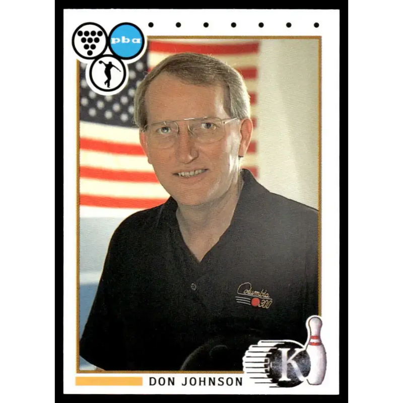 1990 Kingpins #46 Don Johnson NM-MT PBA Bowling Card - Other