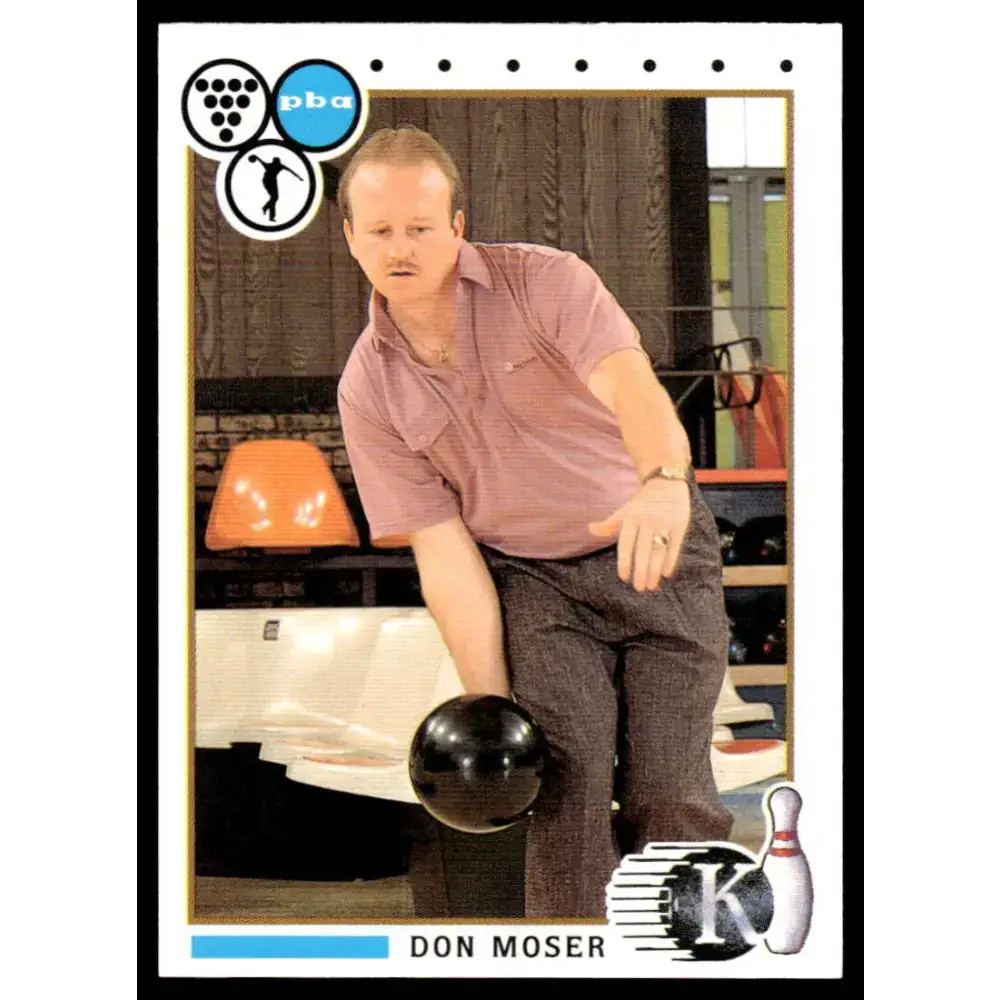 1990 Kingpins #50 Don Moser NM-MT PBA Bowling Card - Other