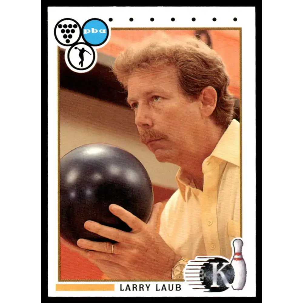 1990 Kingpins #52 Larry Laub NM-MT PBA Bowling Card - Sports Memorabilia