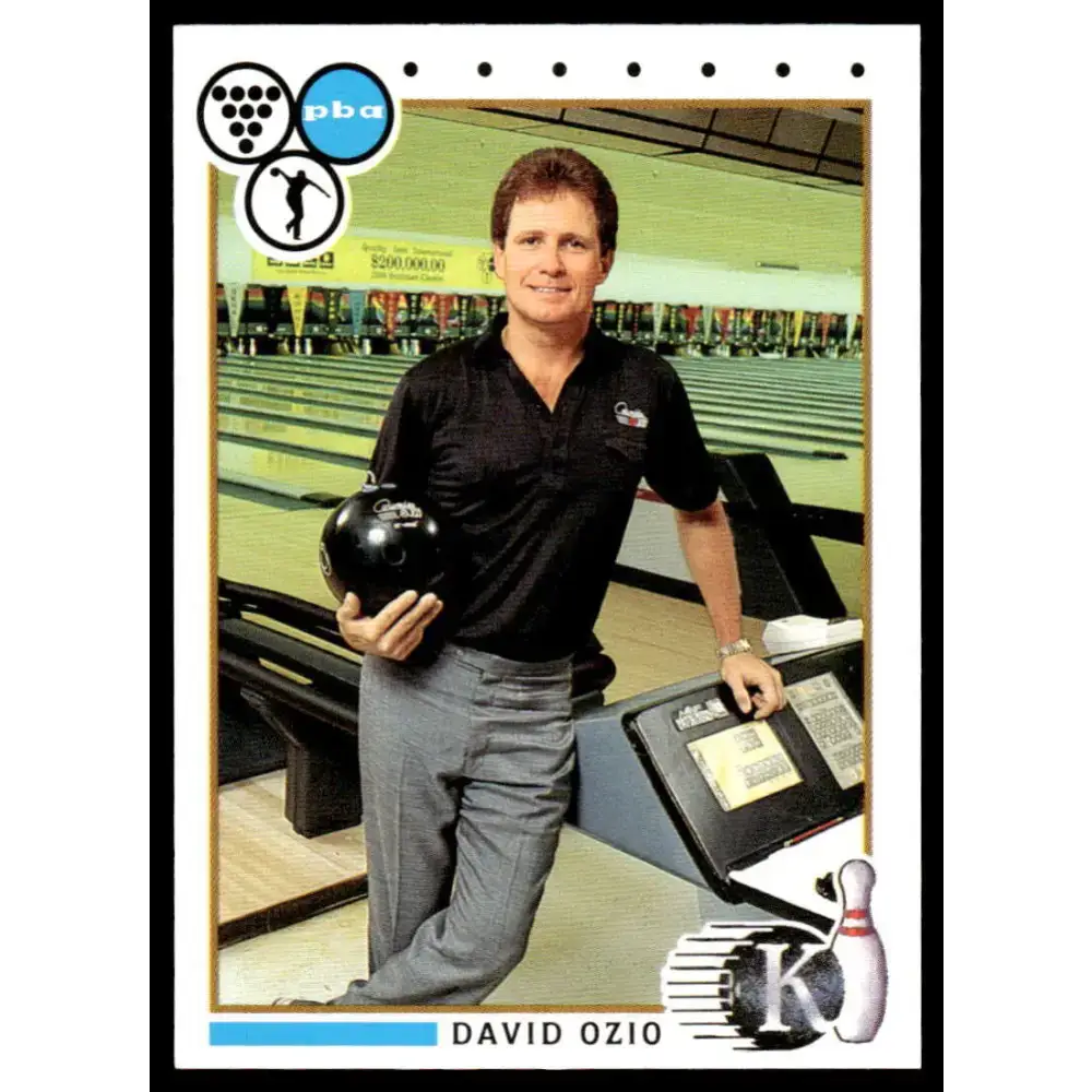 1990 Kingpins #57 David Ozio NM-MT PBA Bowling Card - Other