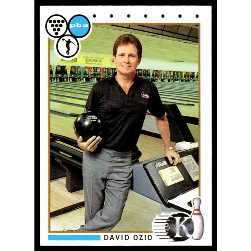 1990 Kingpins #57 David Ozio NM-MT PBA Bowling Card - Other