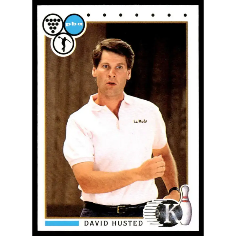 1990 Kingpins #58 David Husted NM-MT PBA Bowling Card - Other
