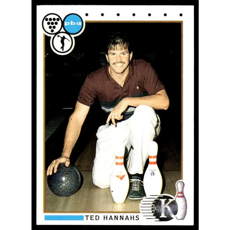 1990 Kingpins #60 Ted Hannahs NM-MT PBA Bowling Card - Other