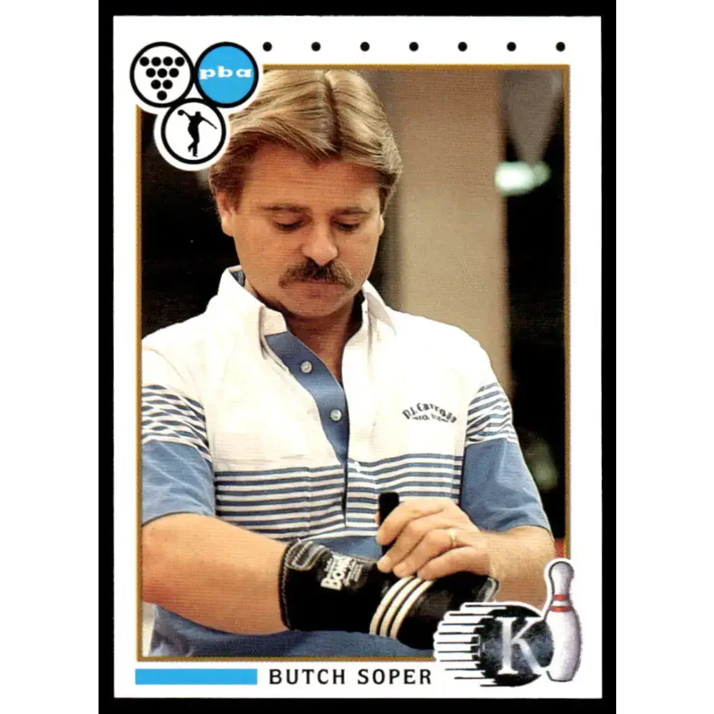1990 Kingpins #63 Butch Soper NM-MT PBA Bowling Card - Other