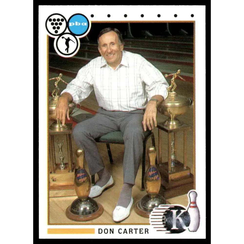 1990 Kingpins #69 Don Carter NM-MT PBA Bowling Card - Other