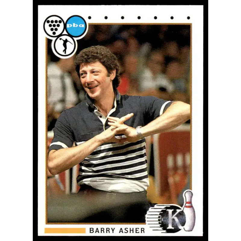 1990 Kingpins #7 Barry Asher NM-MT PBA Bowling Card - Other