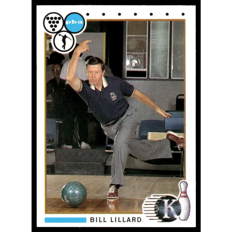 1990 Kingpins #70 Bill Lillard NM-MT PBA Bowling Card - Bowling Card Single