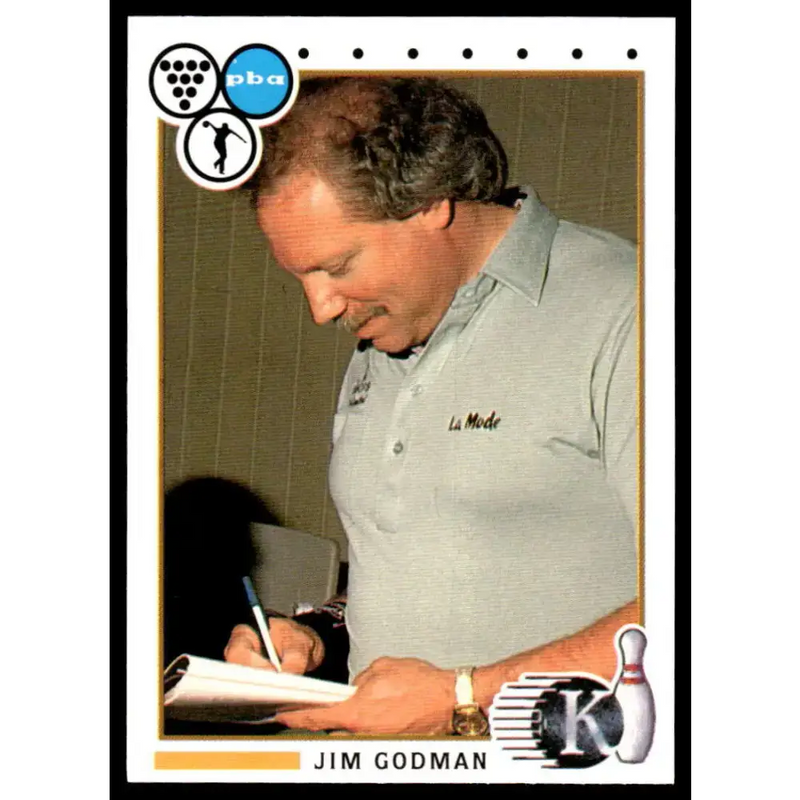 1990 Kingpins #76 Jim Godman NM-MT PBA Bowling Card - Other