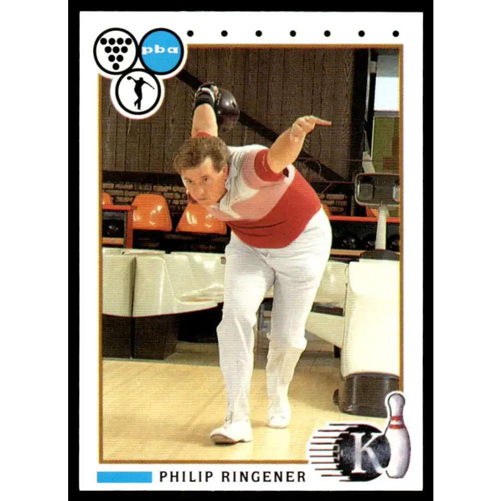 1990 Kingpins #77 Philip Ringener NM-MT PBA Bowling Card - Other